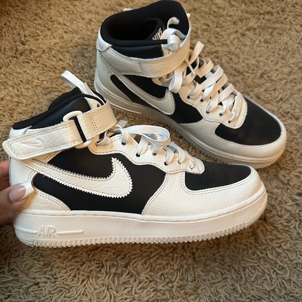 Nike Air Force 1’s Mid’s Black and White